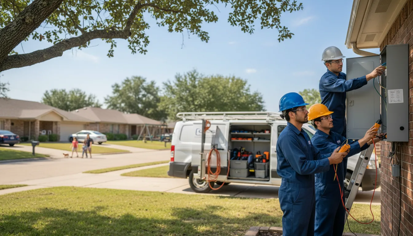Certified electrician providing emergency electrical services in Appleton City, MO